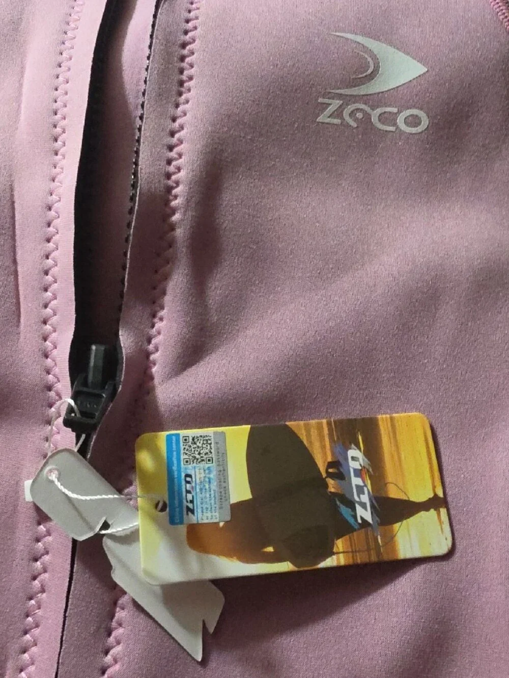 ZOCO Pink Wetsuit with Front Zip